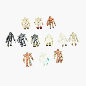 Vintage‎ Lot of 11 Mini Robot Action Figures Retro Sci Fi Toys